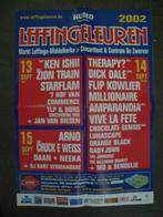LEFFINGELEUREN AFFICHE 2002 met o.a. ARNO, Rechthoekig Staand, Deurposter of groter, Ophalen of Verzenden, Zo goed als nieuw