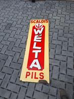 Emaille bord Welta geleefde staat .vraagprijs. 250 euro, Ophalen of Verzenden