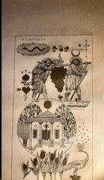 Staalgravure J.Svengsbir woonhuis Mozart, Ophalen of Verzenden, Nieuw, Thema, Klassiek