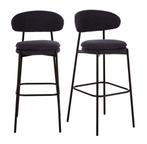 Twee barkrukken (Maisons du Monde - Charlotte Business), 2 krukken, Ophalen, Nieuw, 90 cm of meer