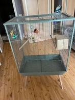 Cage à oiseaux sur pieds en bois, Enlèvement, Utilisé, Cage à oiseaux