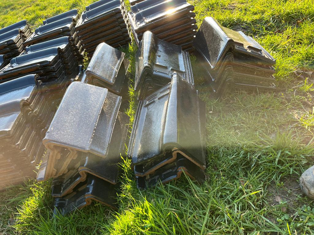 Tuile double en terre cuite Artoise, Bricolage & Construction, Tuiles & Revêtements de toit, Comme neuf, Tuiles, Pierre ou Argile