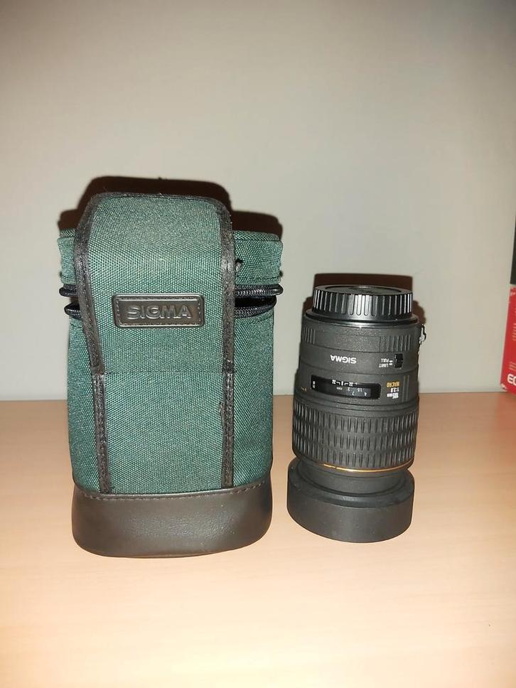 Sigma 105 mm f2.8 EX DG (Canon) (enkel manueel), Audio, Tv en Foto, Foto | Lenzen en Objectieven, Gebruikt, Macrolens, Ophalen