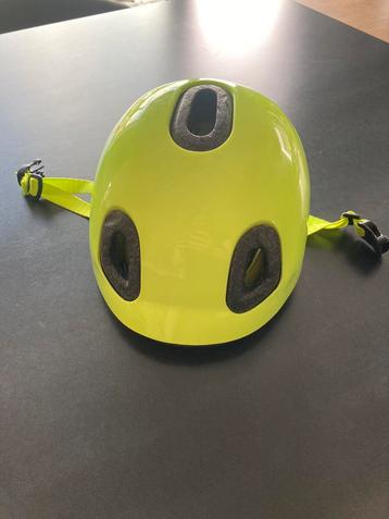 Neon gele baby/kinder fiets/scooter helm beschikbaar voor biedingen