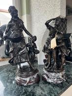 2 zware bronzen beelden, Enlèvement