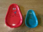 2 Plateaux Barbapapa - Laan der Sterren -, Verzamelen, Ophalen of Verzenden, Overige figuren, Zo goed als nieuw, Beeldje of Figuurtje