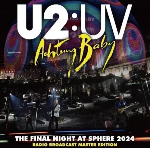 2 CD's U2 - De laatste avond in Sphere 2024, Cd's en Dvd's, Cd's | Rock, Nieuw in verpakking, Poprock, Verzenden