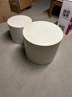 Salontafeltjes rond, Huis en Inrichting, Tafels | Salontafels, Ophalen, Gebruikt, Rond