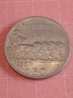 ITALIE 50 Centesimi 1920 R - gladde rand, Postzegels en Munten, Munten | Europa | Niet-Euromunten, Italië, Ophalen of Verzenden