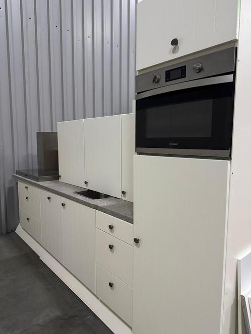 Complete Landelijke Rechte Keuken + Apparatuur GEDEMONTEERD, Huis en Inrichting, Keuken | Complete keukens, Ophalen of Verzenden