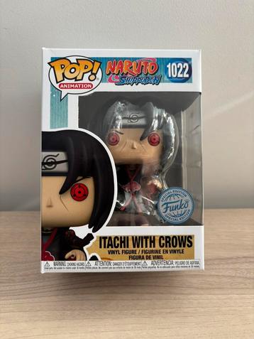 Naruto Shippuden Funko Pop Itachi with Crows #1022 beschikbaar voor biedingen