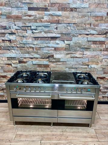 Luxe Boretti 6 pits + coupe de feu & 2 ovens 150 cm