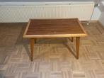 Vintage bijzet tafeltje, Gebruikt, Vintage, 75 cm of meer, Rechthoekig