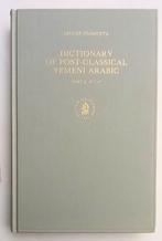 Dictionary of Post-Classical Yemeni Arabic HC Piamenta, Boeken, Ophalen of Verzenden, Gelezen