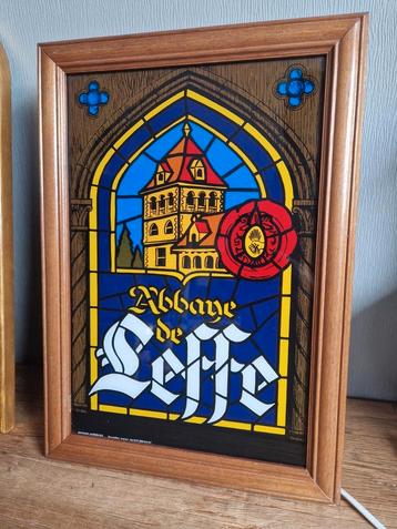 Vintage lichtreclame Abbaye de Leffe beschikbaar voor biedingen