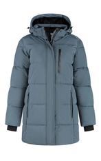 Kjelvik dames winterjas winter jas maat 48 blauw/groen, Taille 46/48 (XL) ou plus grande, Enlèvement ou Envoi, Comme neuf, Kjelvik