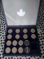 Zilveren canadese dollars 16 stuks, Ophalen of Verzenden, Noord-Amerika, Setje, Zilver