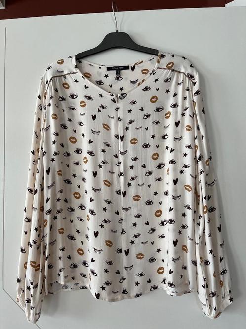 Marie Méro leuke bloes mt 42 NP 125€, Kleding | Dames, Blouses en Tunieken, Zo goed als nieuw, Maat 42/44 (L), Overige kleuren
