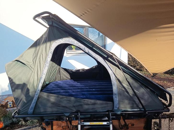 Daktenttrailer met daktent Busboxx, Caravans en Kamperen, Tenten, Ophalen