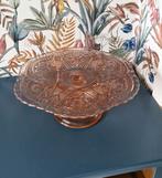 Vintage roze taarten schaal, Antiek en Kunst, Ophalen of Verzenden