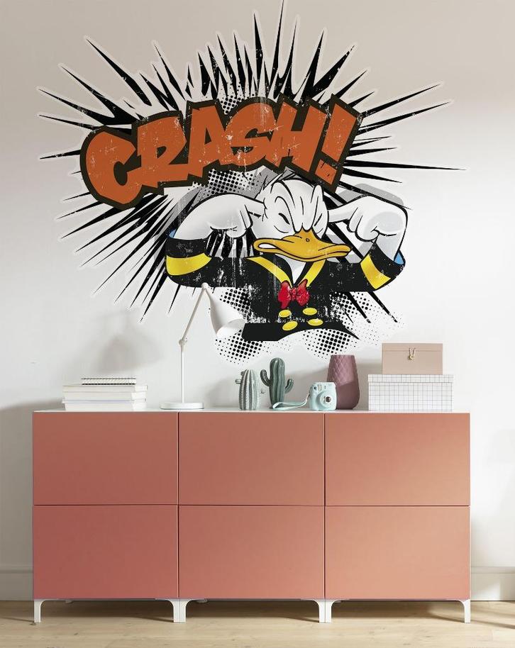Donald Duck XXL Muursticker 127x160 cm - Gratis Verzending, Verzamelen, Stripfiguren, Nieuw, Plaatje, Poster of Sticker, Overige figuren