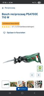 Bosch reciprozaag, Ophalen