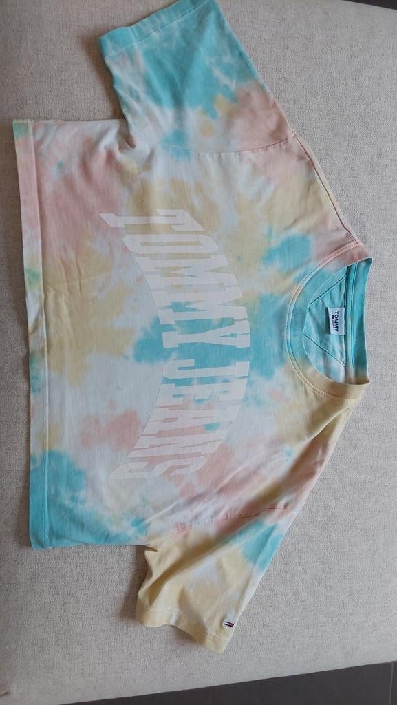 T-shirt coloré (pastel) Tommy Jeans taille dame S, Manches courtes, Autres couleurs, Taille 36 (S), Enlèvement