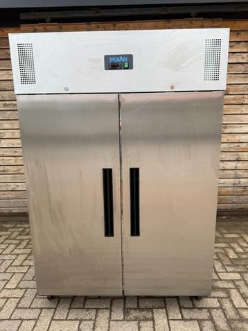 2x Polar koelkasten type: G594-E-02 inox koelkast 2 deurs beschikbaar voor biedingen