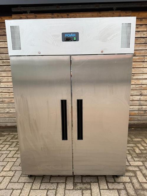 2x Polar koelkasten type: G594-E-02 inox koelkast 2 deurs, Zakelijke goederen, Horeca | Keukenapparatuur, Koelen en Vriezen, Gebruikt