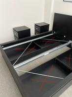 Malm bedframe Ikea en 2 nachtkastjes, Enlèvement, Utilisé, Deux personnes, 160 cm