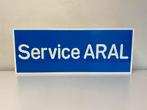 Service panneau publicitaire ancien ARAL, Collections, Utilisé, Enlèvement ou Envoi, Panneau publicitaire