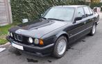 BMW E34 535i 1988, Auto's, BMW, Achterwielaandrijving, Lederen bekleding, Zwart, 3500 cc