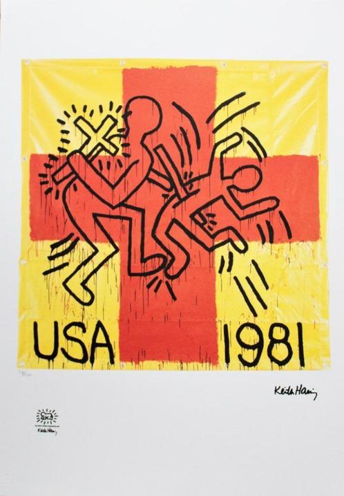 Keith Haring - the Excorcist, Antiek en Kunst, Kunst | Litho's en Zeefdrukken, Ophalen of Verzenden