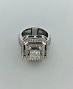 Zilverkleurige verlovings- en trouwring, Handtassen en Accessoires, Ringen, Ophalen of Verzenden, Nieuw, Zilver, Zilver