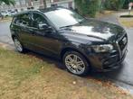 Audi Q5 Sline 2.0D Bj 2012 125000km AUTOMAAT, Auto's, Audi, Q5, Leder en Stof, Zwart, Parkeersensor