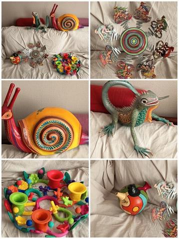 ✓5 PRACHTIGE & ZEER DECORATIEVE SCULPTUREN, 1 Prachtige Set  beschikbaar voor biedingen