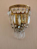 Lustre style Empire applique murale en bronze doré cristal, Enlèvement ou Envoi
