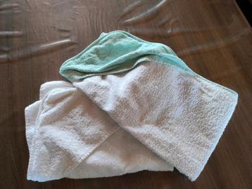 Set van 2 baby cape handdoeken