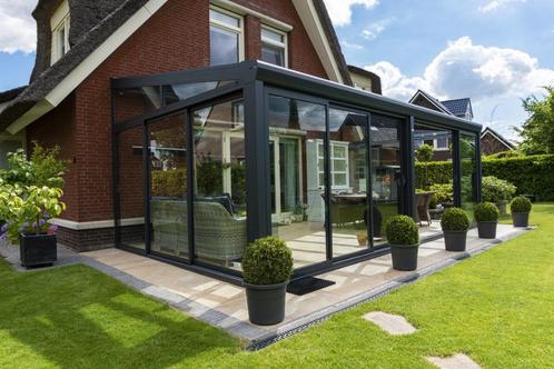 Carport Terrasoverkappingen en glazen schuifwanden veranda, Tuin en Terras, Tuinwanddecoratie, Nieuw, Ophalen of Verzenden