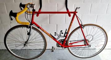 roodgele "vintage" koersfiets u.scanini  beschikbaar voor biedingen