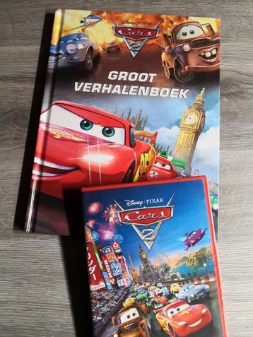 Disney/Pixar pakket dvd + groot verhalenboek Cars 2  beschikbaar voor biedingen