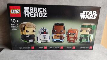 lego brickheadz 40623 star wars slag om endor helden beschikbaar voor biedingen