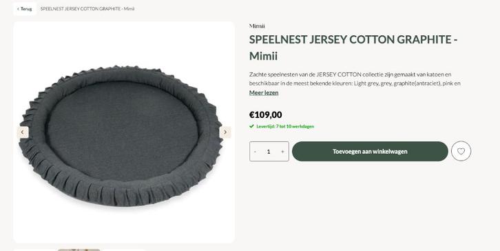 Speelkleed Mimii, Kinderen en Baby's, Speelgoed | Speelkleden, Zo goed als nieuw, Ophalen