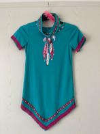 Costume de carnaval indien turquoise - Taille 122/128, Enlèvement ou Envoi, Utilisé