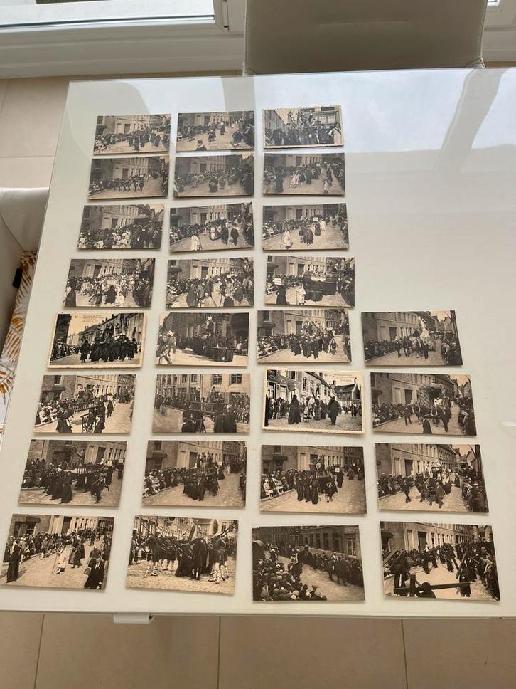 28  postkaarten Veurne Boetprocessie   uit privé collectie, Verzamelen, Foto's en Prenten, Zo goed als nieuw, Ophalen of Verzenden