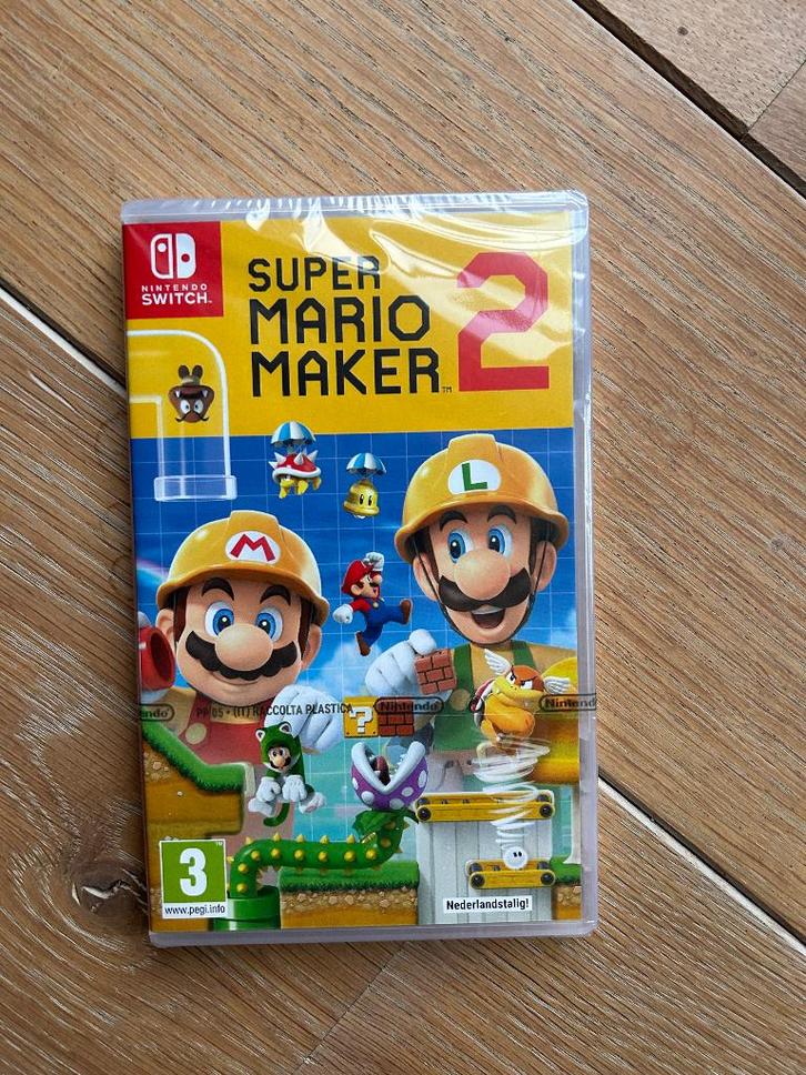 Mario bros maker 2 Nintendo Switch NIEUW, Games en Spelcomputers, Games | Nintendo Switch, Nieuw, Puzzel en Educatief, 2 spelers