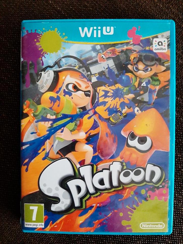 WiiU Splatoon, Games en Spelcomputers, Games | Nintendo Wii U, Zo goed als nieuw, Ophalen of Verzenden