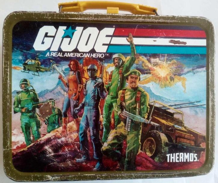 Lunchbox Thermos GI JOE (1982) Stranger Things 5, Verzamelen, Beelden en Beeldjes, Ophalen of Verzenden