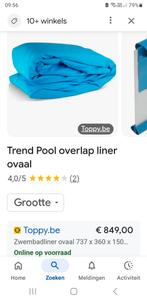 Zwembadliner, Ophalen