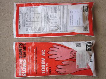 Hoogspanningsisolerende handschoenen beschikbaar voor biedingen